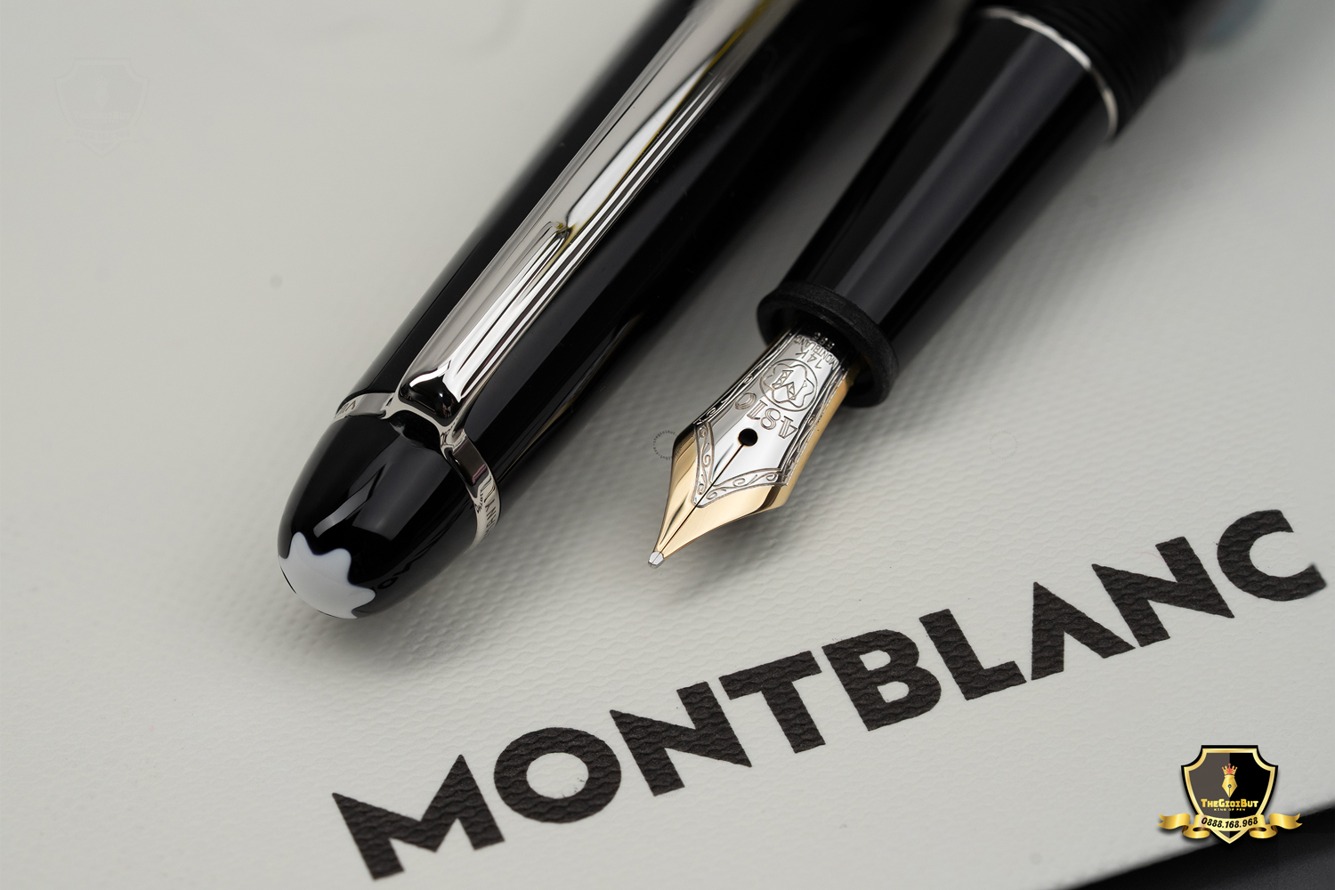 Montblanc Meisterstuck Classic Platinum Line Fountain Pen Mb106522 803