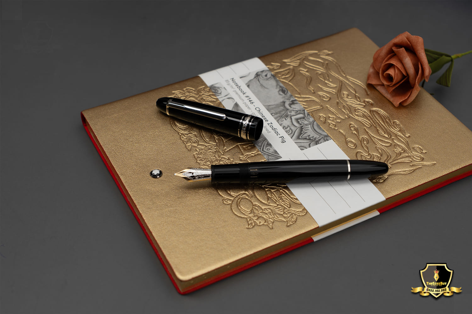 Montblanc Meisterstuck Legrand Platinum Line Fountain Pen Mb2852 801a