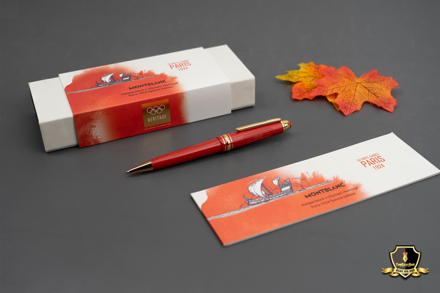 Montblanc Meisterstuck Olympic Heritage Paris 1924 Midsize Ballpoint Pen Mb131361 801