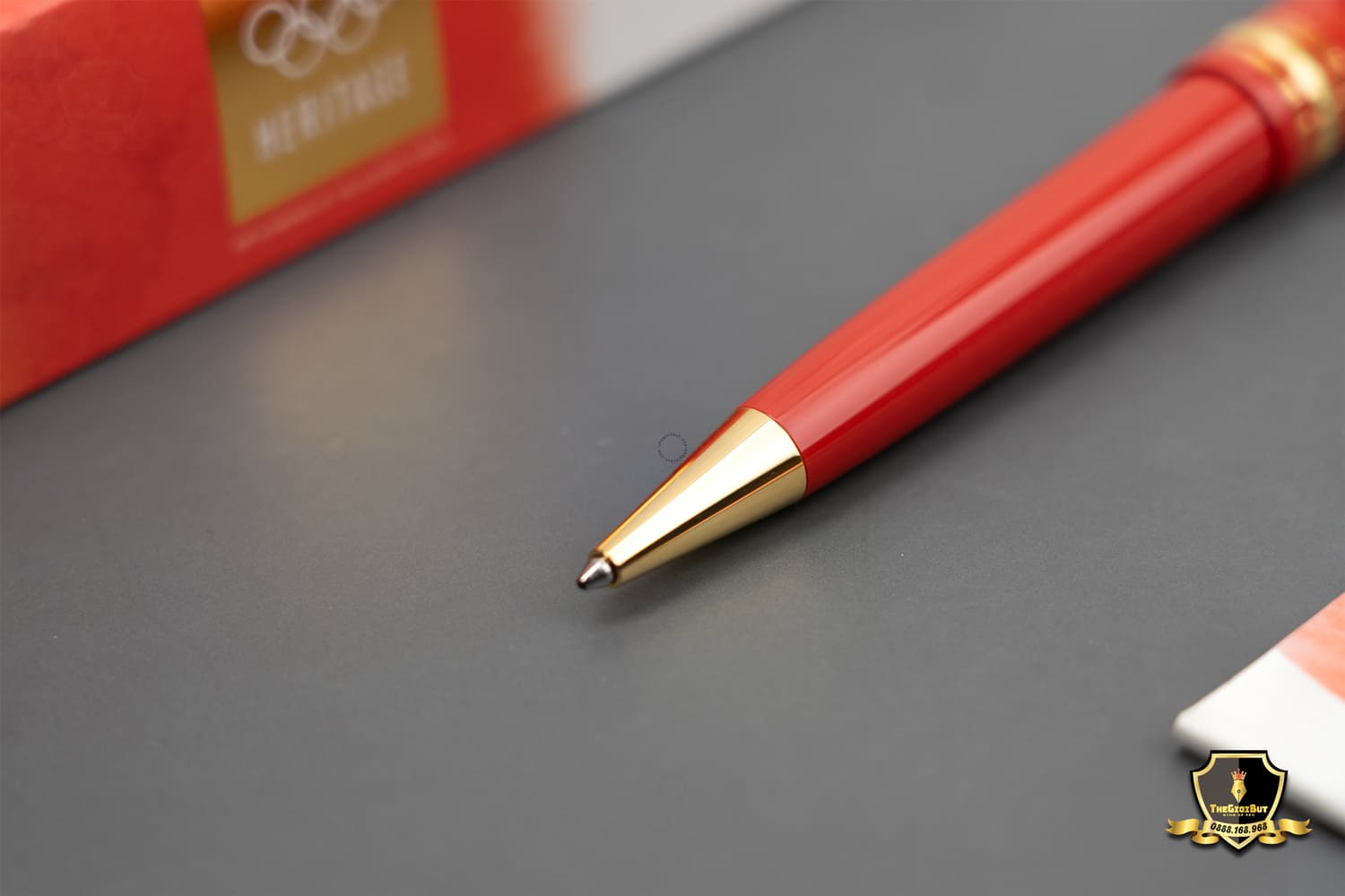 Montblanc Meisterstuck Olympic Heritage Paris 1924 Midsize Ballpoint Pen Mb131361 803