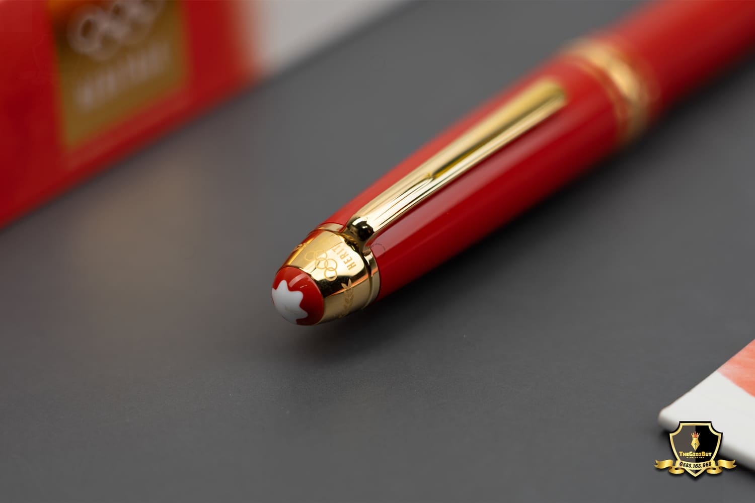 Montblanc Meisterstuck Olympic Heritage Paris 1924 Midsize Ballpoint Pen Mb131361 805