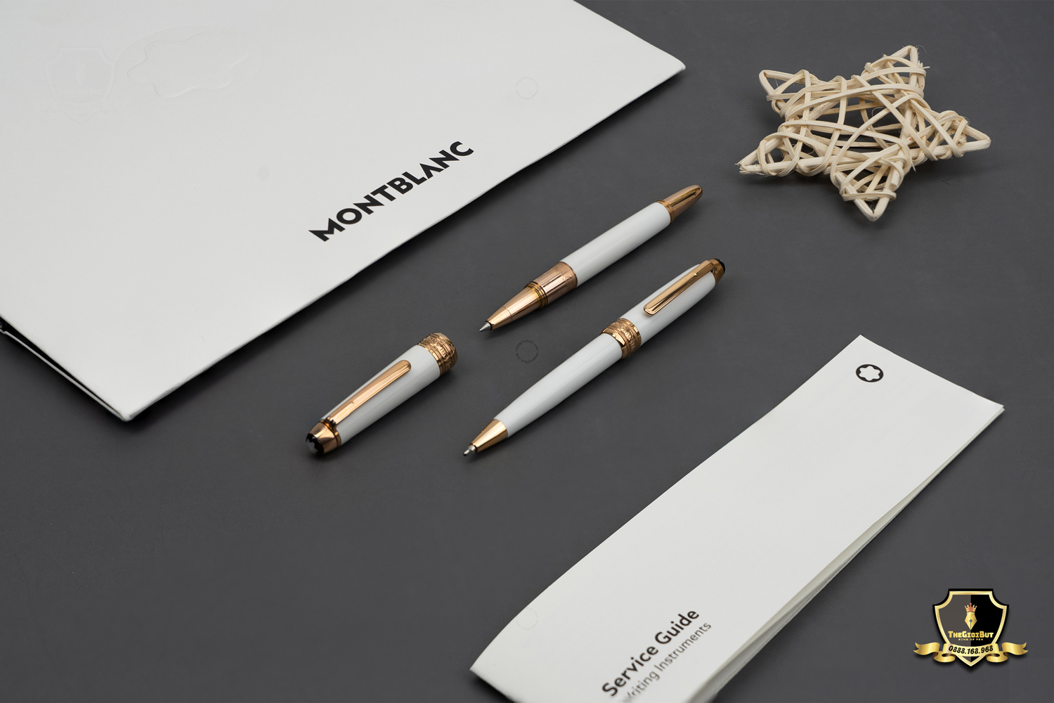 Montblanc Meisterstuck White Solitaire Hommage A.w.a. Mozart Ballpoint Pen 111943 801a