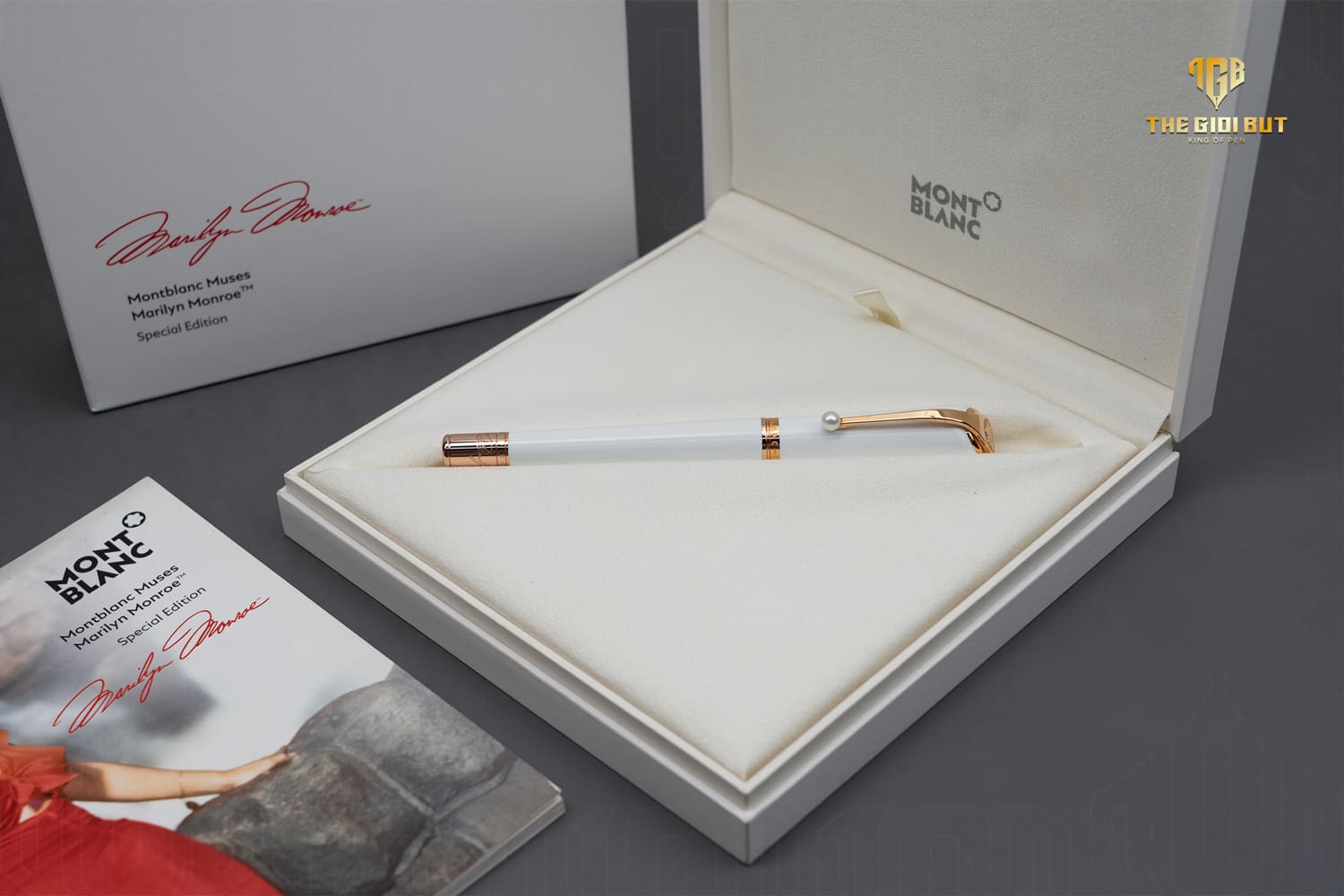 Montblanc Muses Marilyn Monroe Pearl Rollerball Mb117885 802