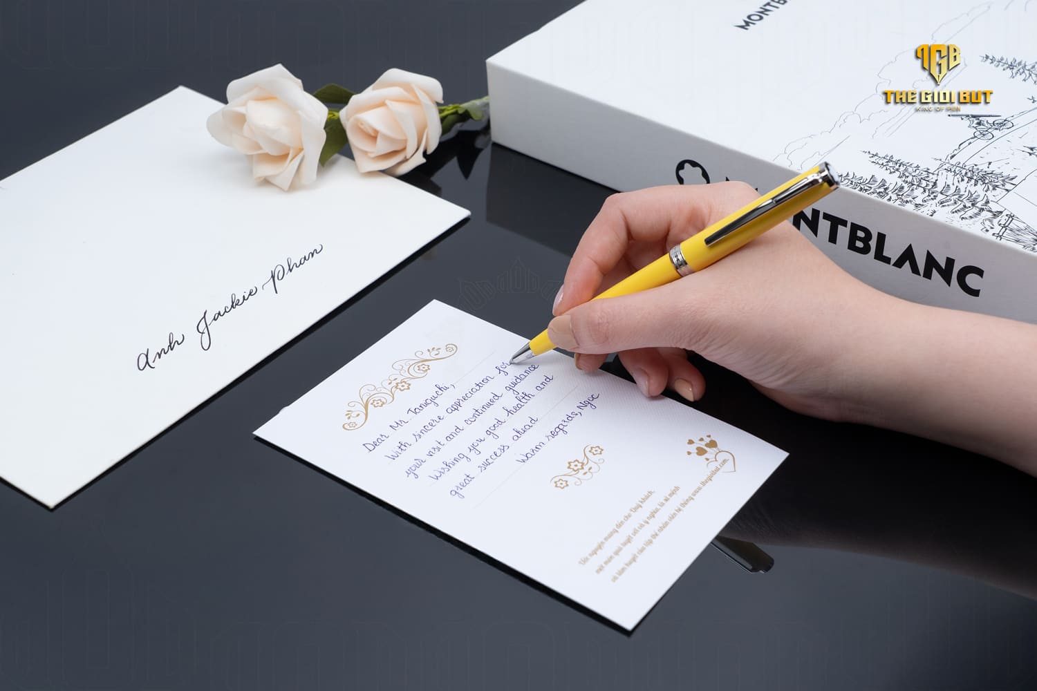 Montblanc Pix Mustard Yellow Ballpoint Pen Mb125240 Tay