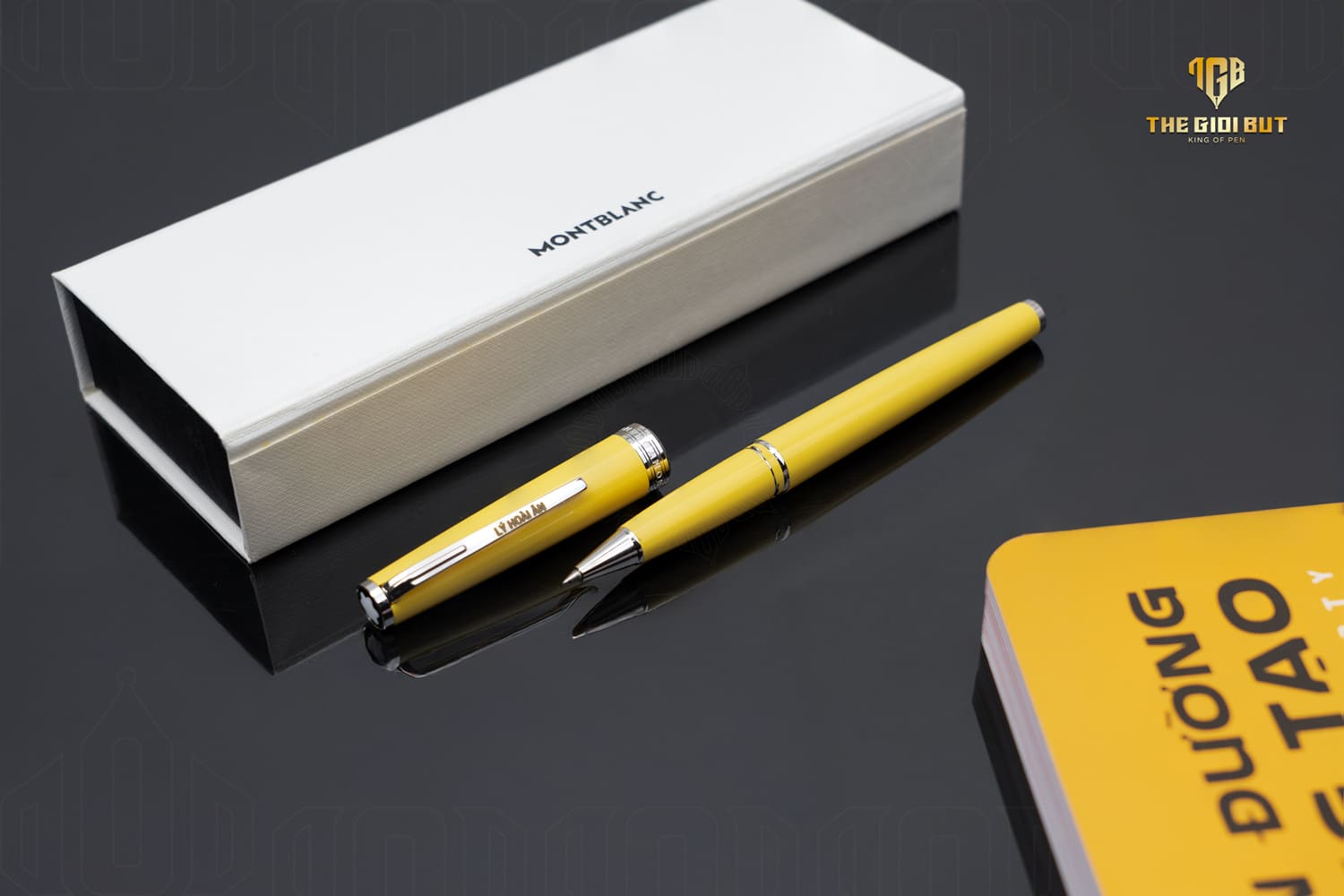 Montblanc Pix Mustard Yellow Rollerball Pen Mb125239 801