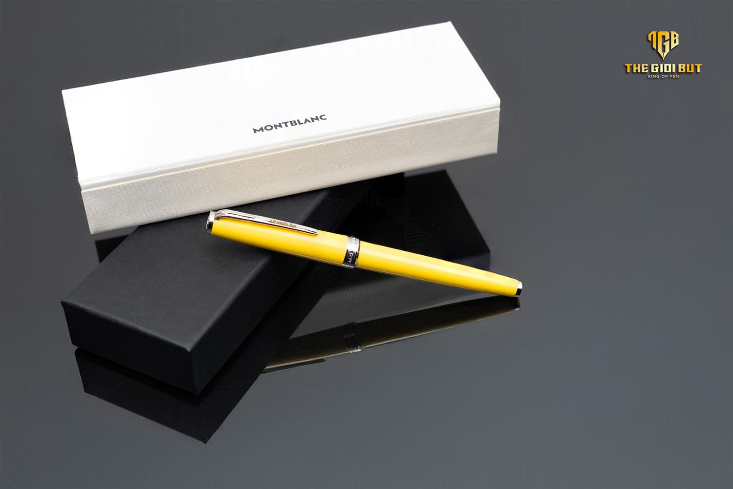 Montblanc Pix Mustard Yellow Rollerball Pen Mb125239 802