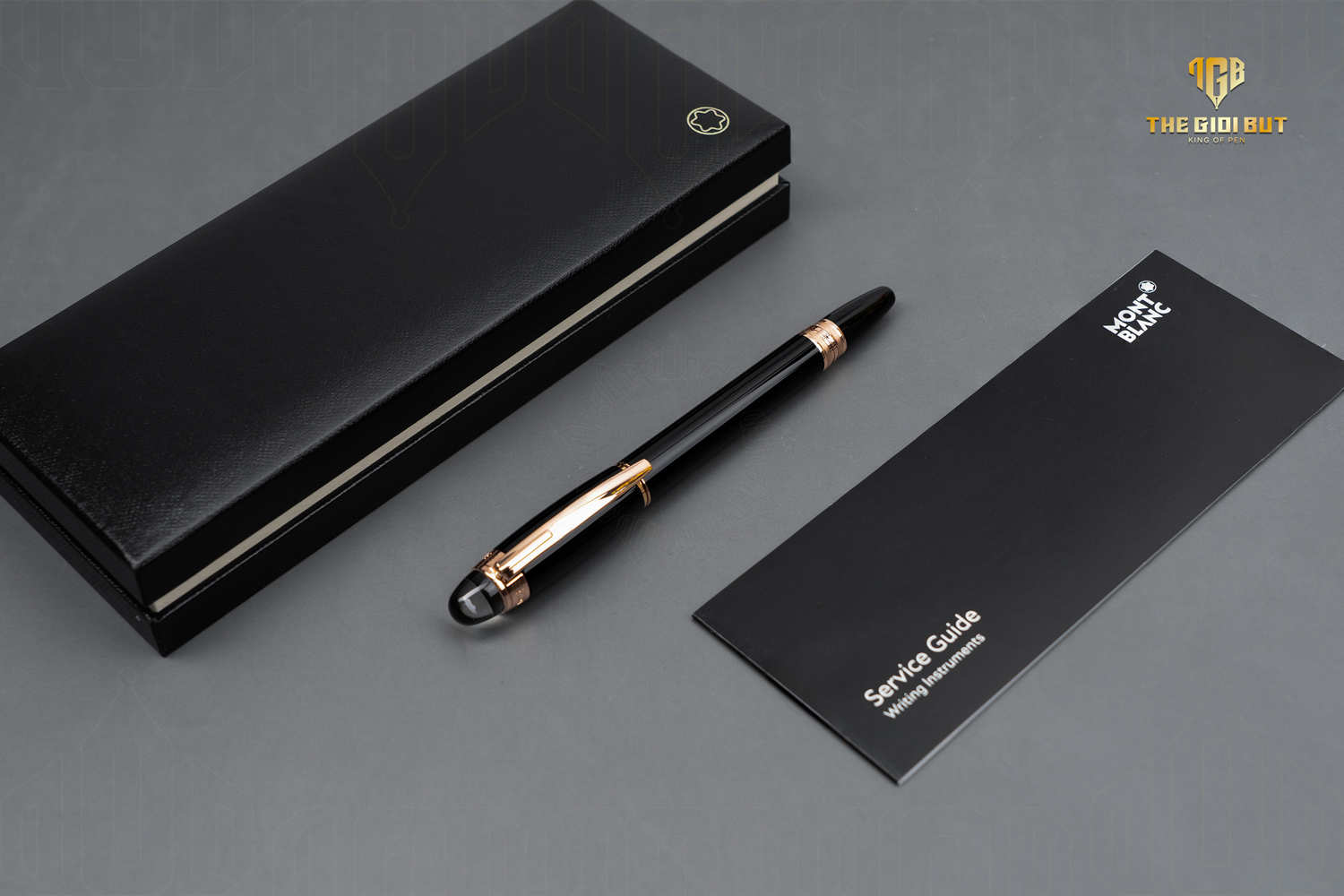 Montblanc Starwalker Red Gold Resin Fineliner Pen Mb105652 Box 2