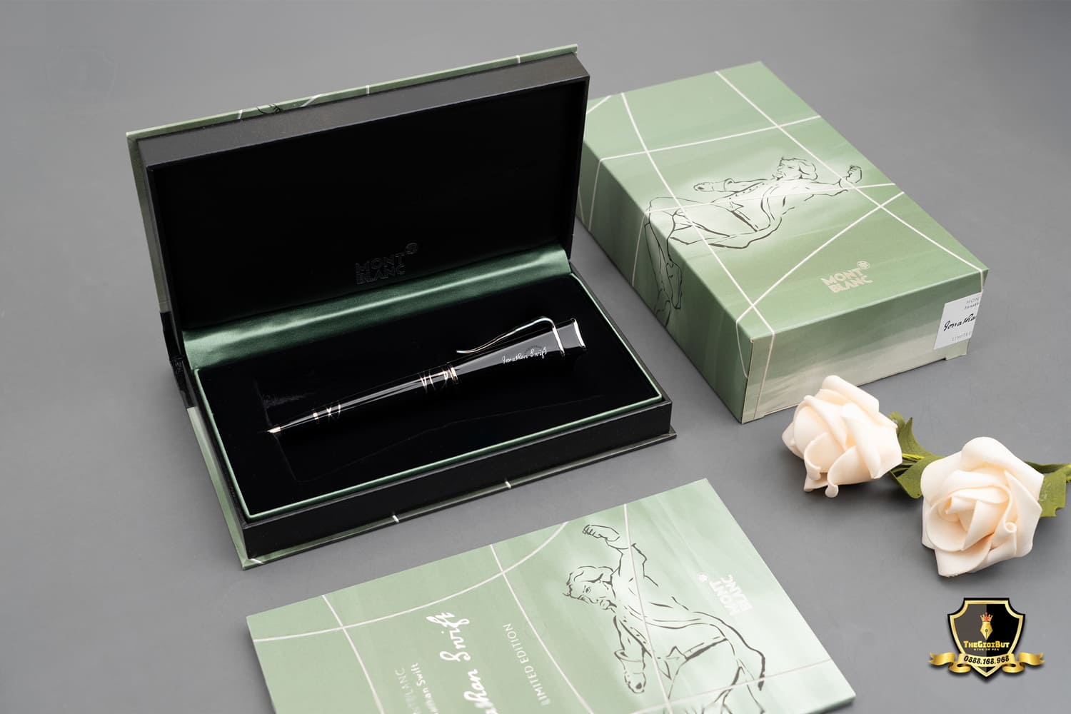 Montblanc Writers Edition Jonathan Swift Ballpoint Pen Mb107483 801