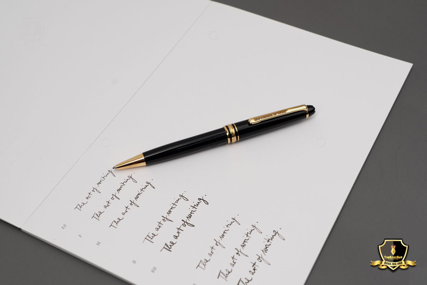 Montblanc Meisterstuck Gold Costed Ballpoint Pen 10883 822