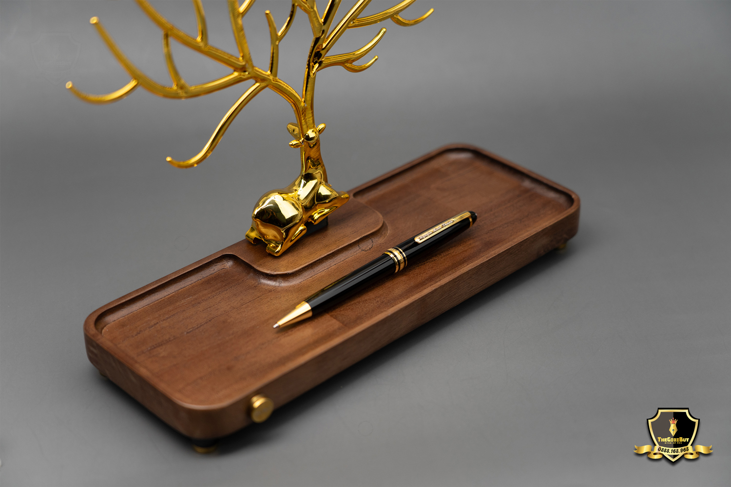 Montblanc Meisterstuck Gold Costed Ballpoint Pen 10883 827