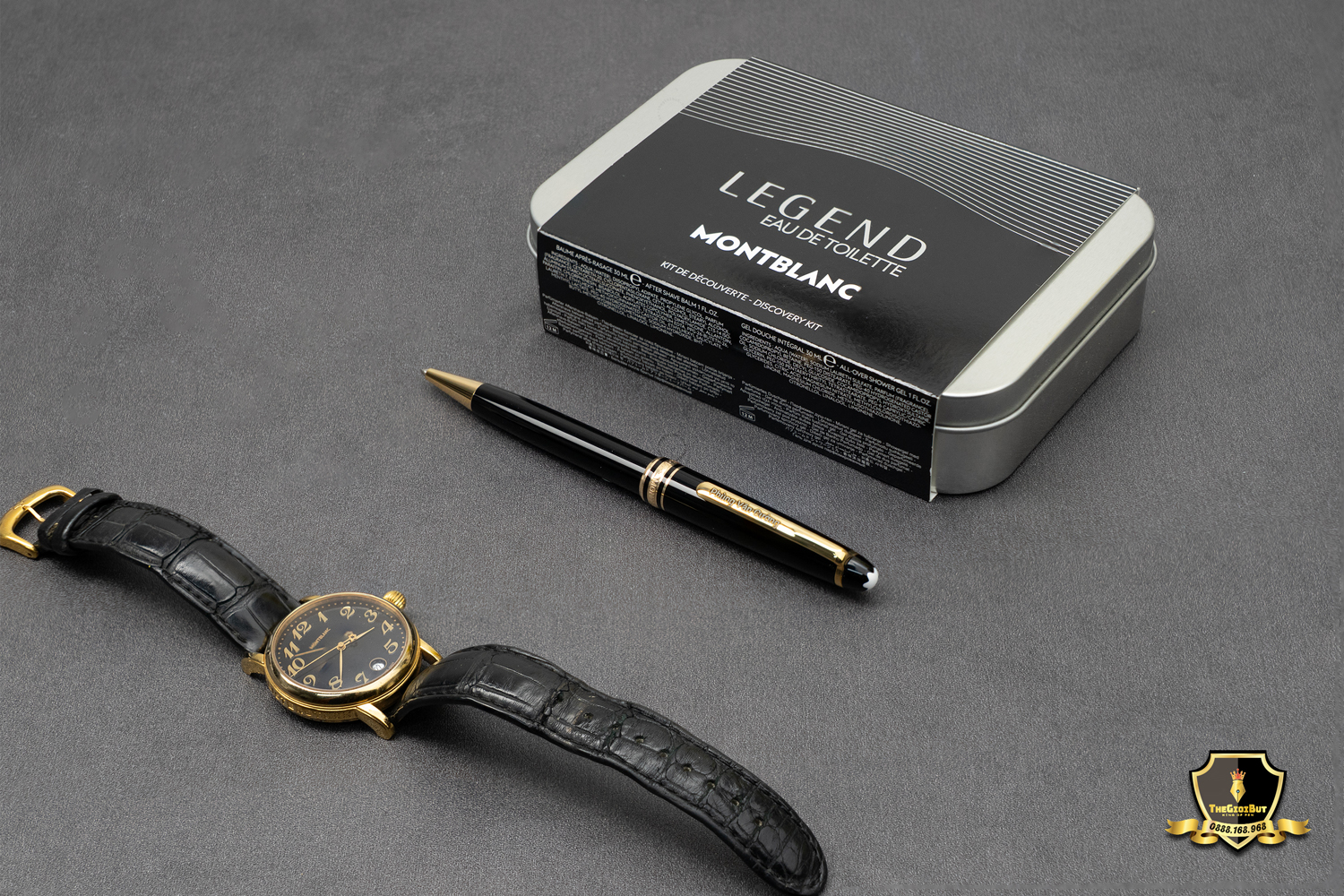 Montblanc Meisterstuck Gold Costed Ballpoint Pen 10883 833