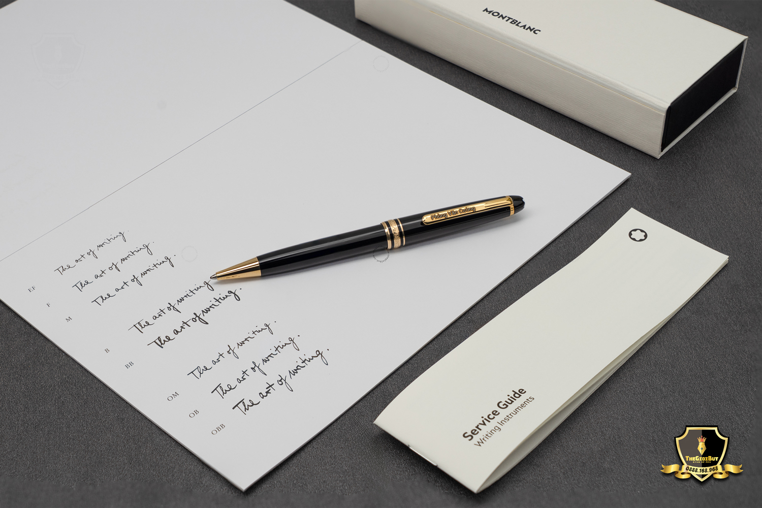 Montblanc Meisterstuck Gold Costed Ballpoint Pen 10883 834