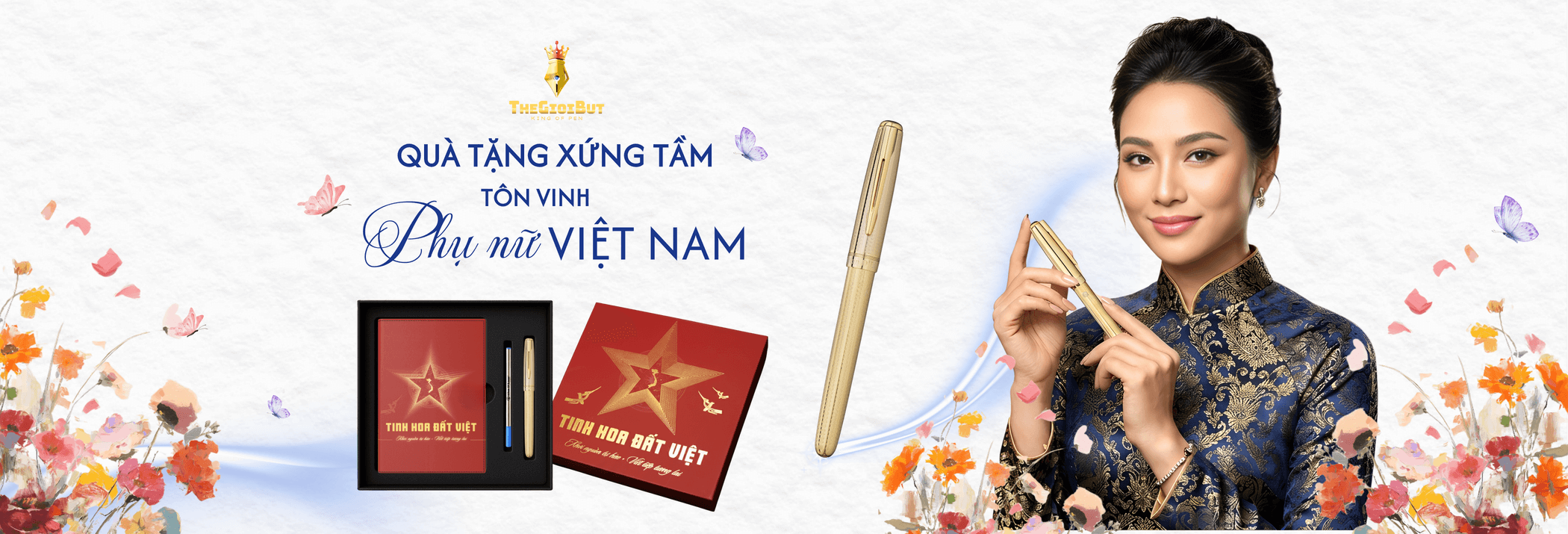 Bộ quà tặng bút ký cao cấp “Tinh Hoa Đất Việt” – lựa chọn trang nhã dành cho những ai muốn nói lời cảm ơn