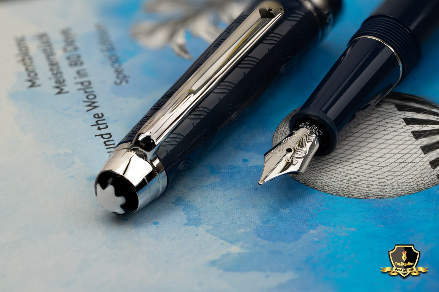 Montblanc Meisterstuck Around The World Fountain Pen 126344 809