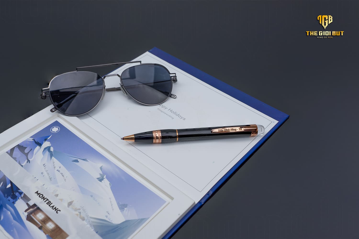 Montblanc Starwalker Red Gold Ballpont Pen 105653 803 Copy