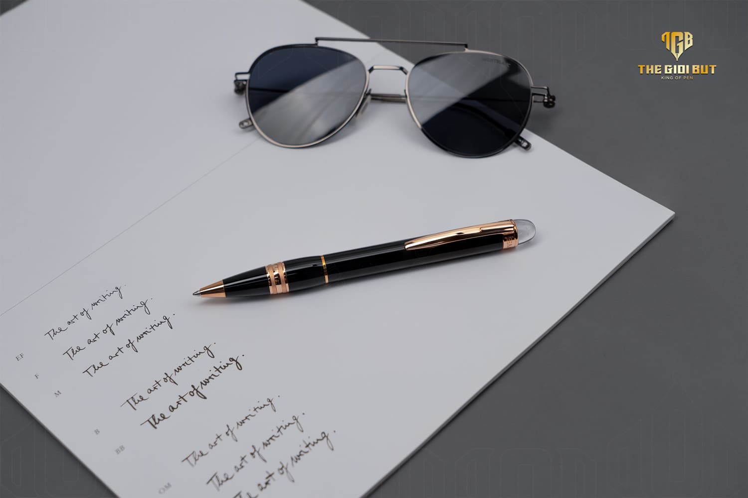 Montblanc Starwalker Red Gold Ballpont Pen 105653 803