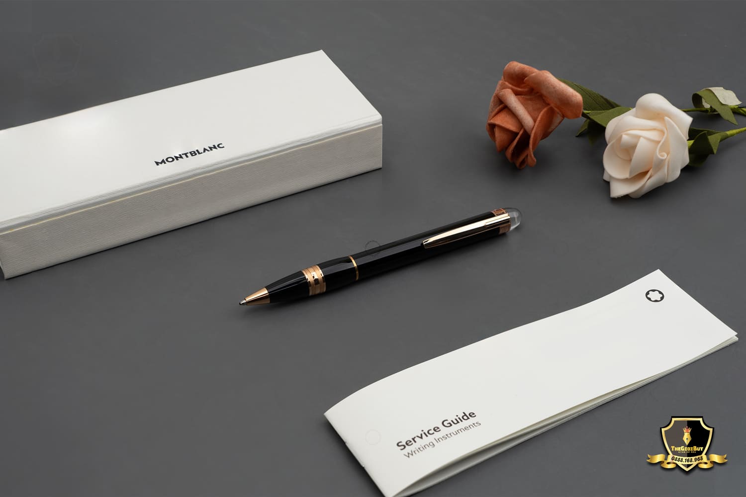 Montblanc Starwalker Red Gold Ballpont Pen 105653 805