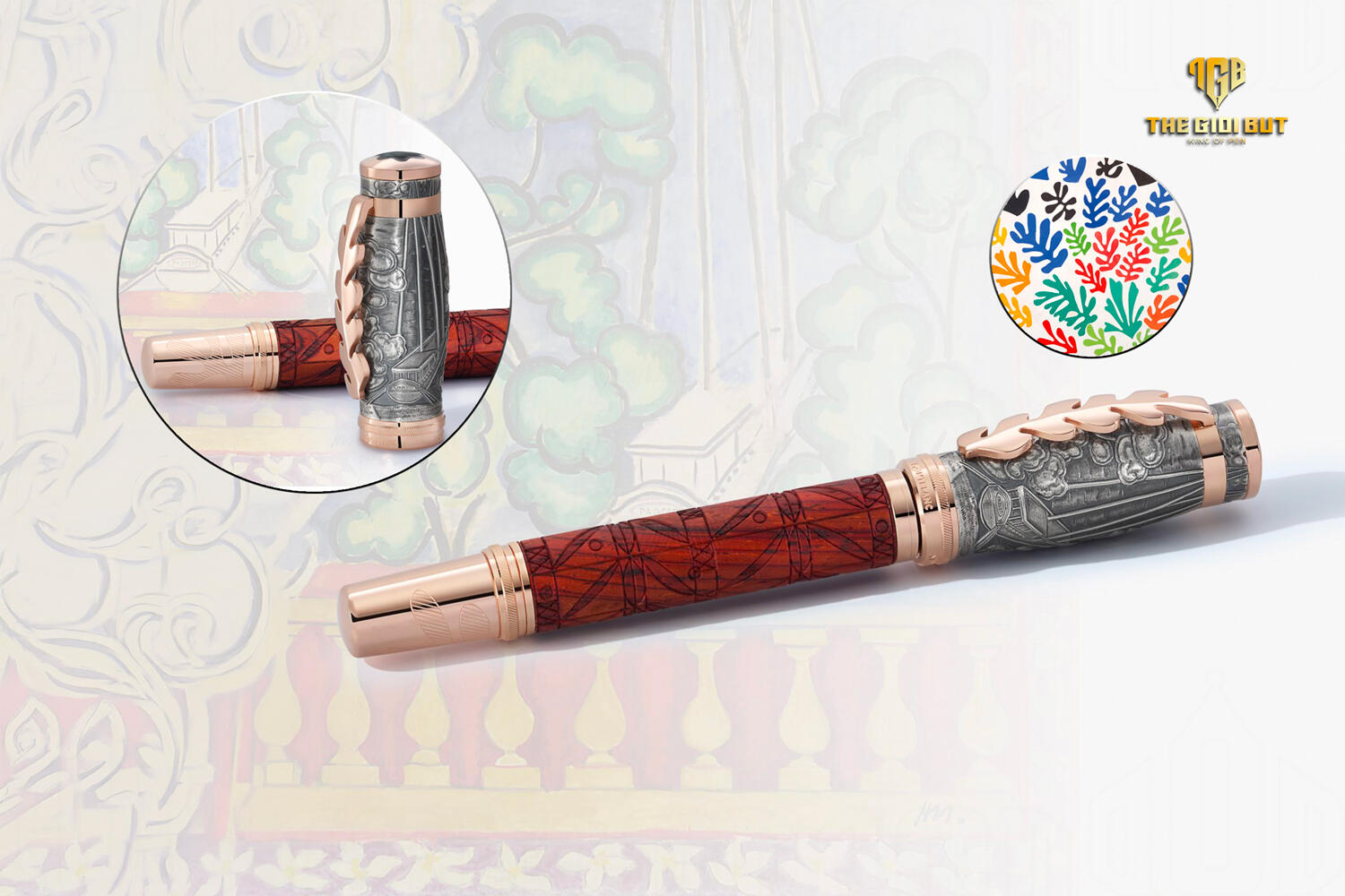Montblanc Masters Of Art Homage To Henri Matisse Limited Edition 161 Fountain Pen Mb133397 11