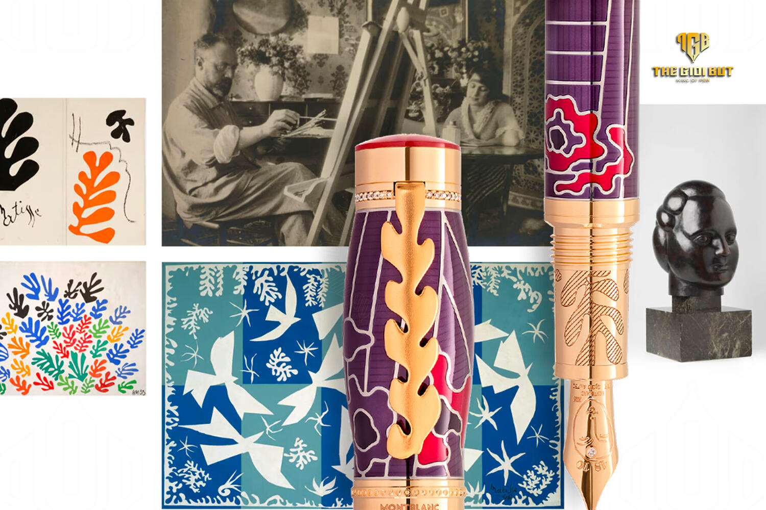 Montblanc Masters Of Art Homage To Henri Matisse Limited Edition 8 Fountain Pen Mb133399 11