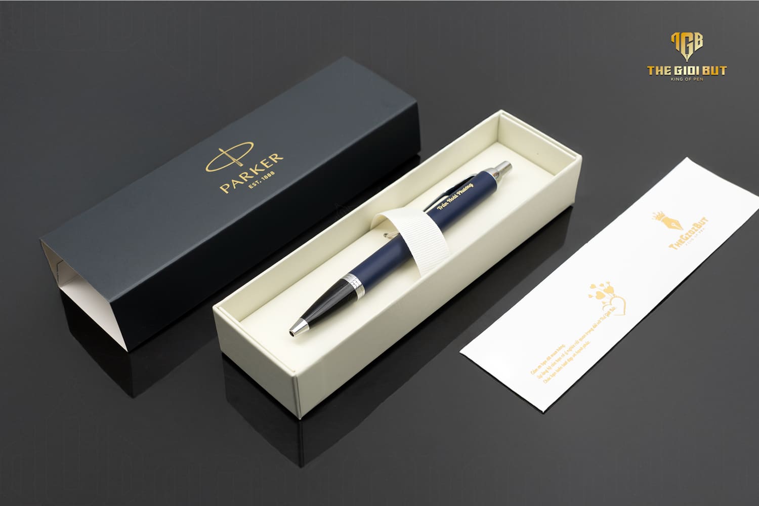 Parker Im 2017 Matte Blue Ct Ballpoint Pen 1931668 Box