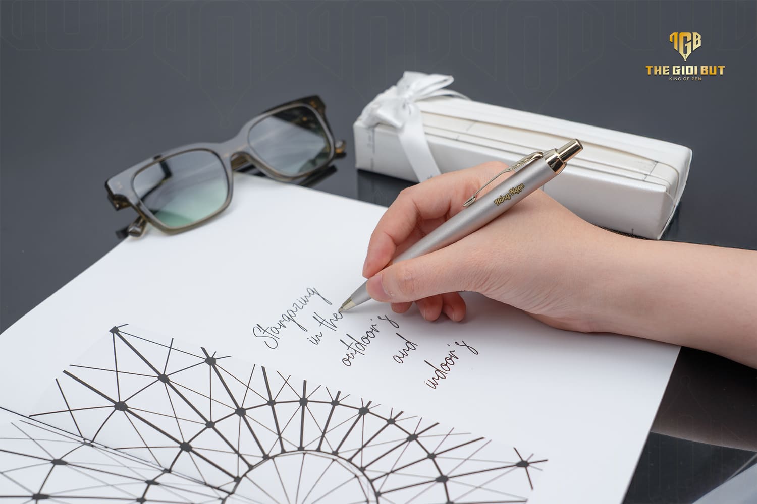 Parker Im Monochrome Champagne Ballpoint Pen 2172956 Tay