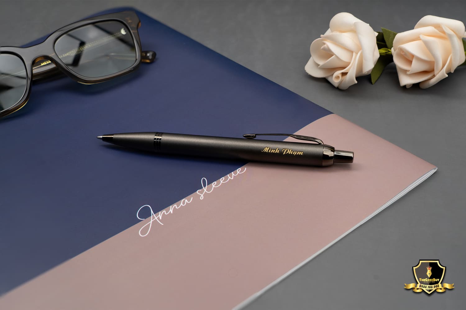 Parker Im Monochrome Gun Metal Ballpoint Pen 2172961 801