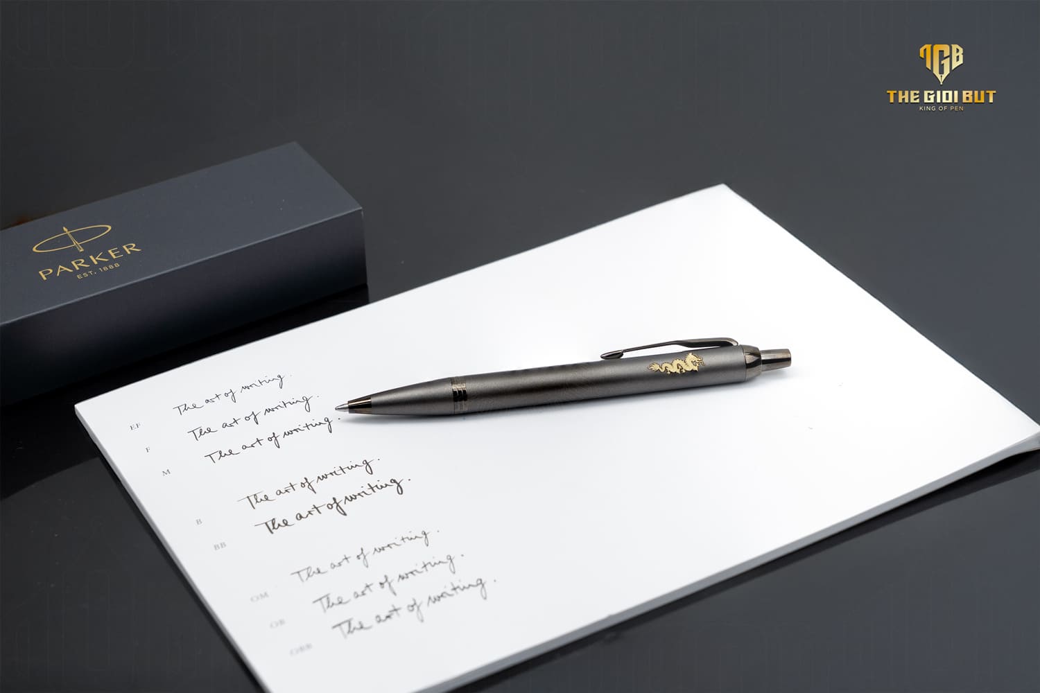 Parker Im Monochrome Gun Metal Ballpoint Pen 2172961 802