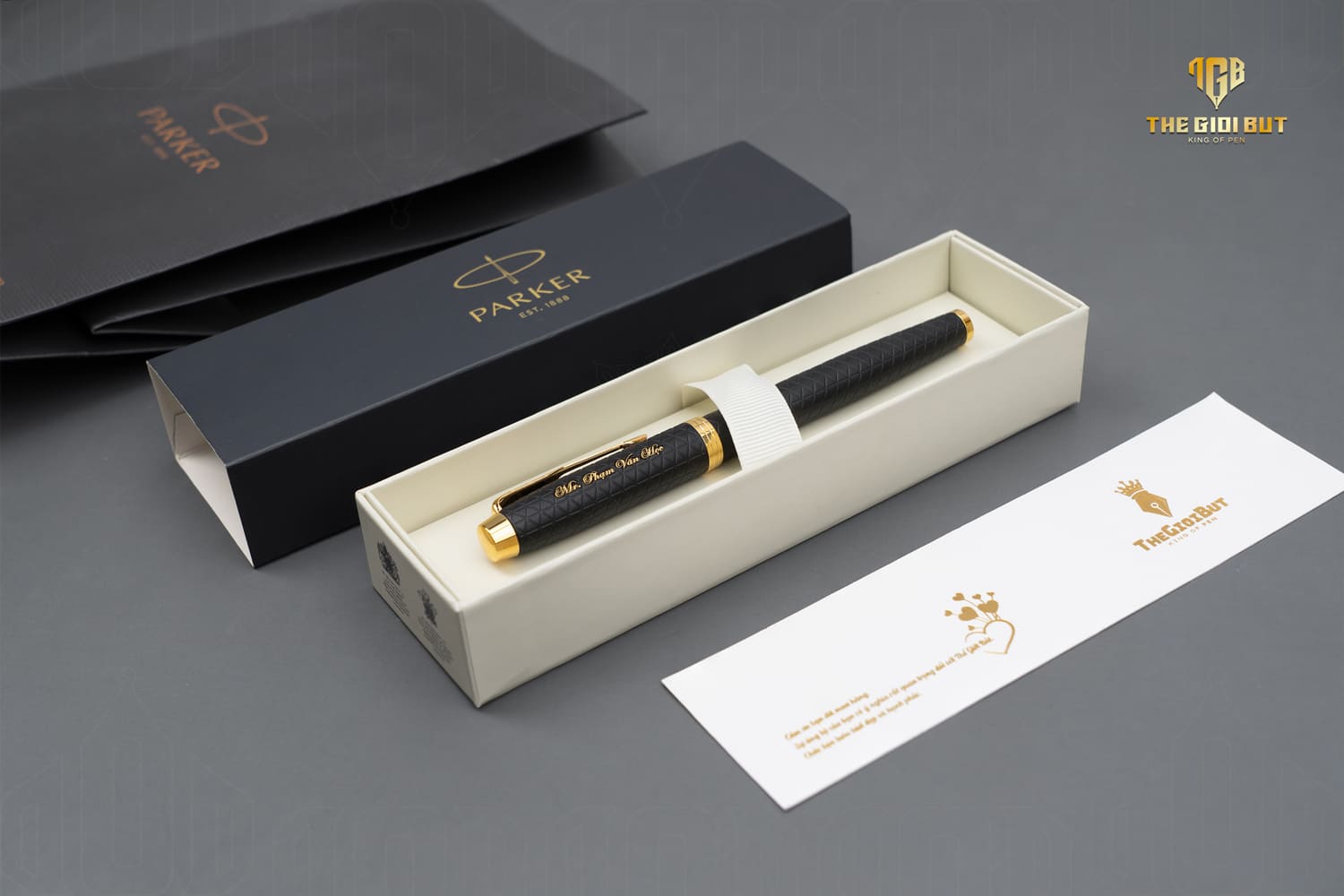 Parker Im Premium 2017 Black Gt Rollerball 1931660 Box