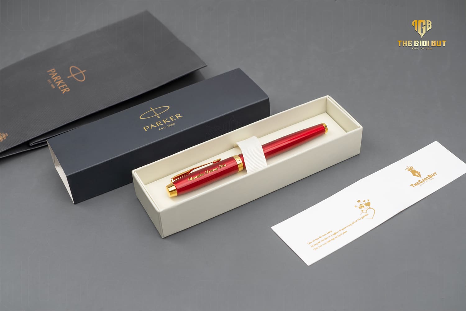 Parker Im Special Edition Vigor Red Fountain Pen Box