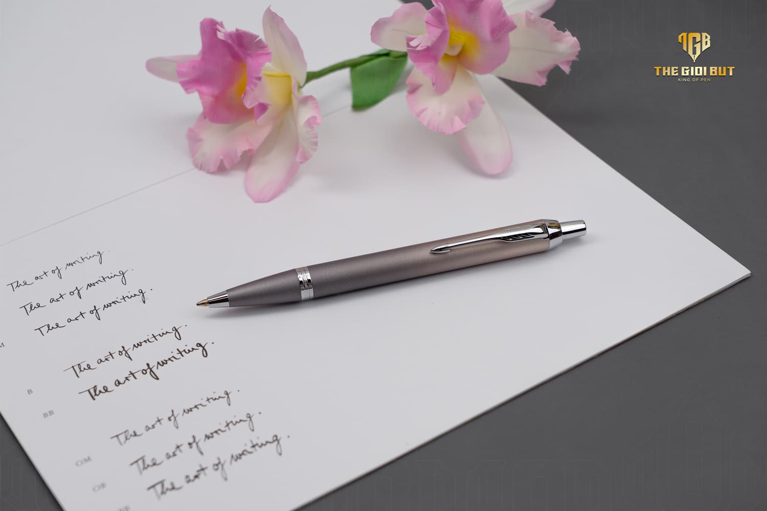 Parker Im Writing Rituals Grey Ballpoint Pen 2203898 801