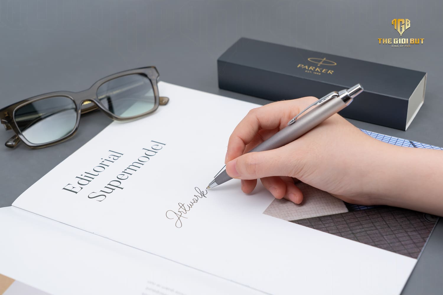 Parker Im Writing Rituals Grey Ballpoint Pen 2203898 Tayss