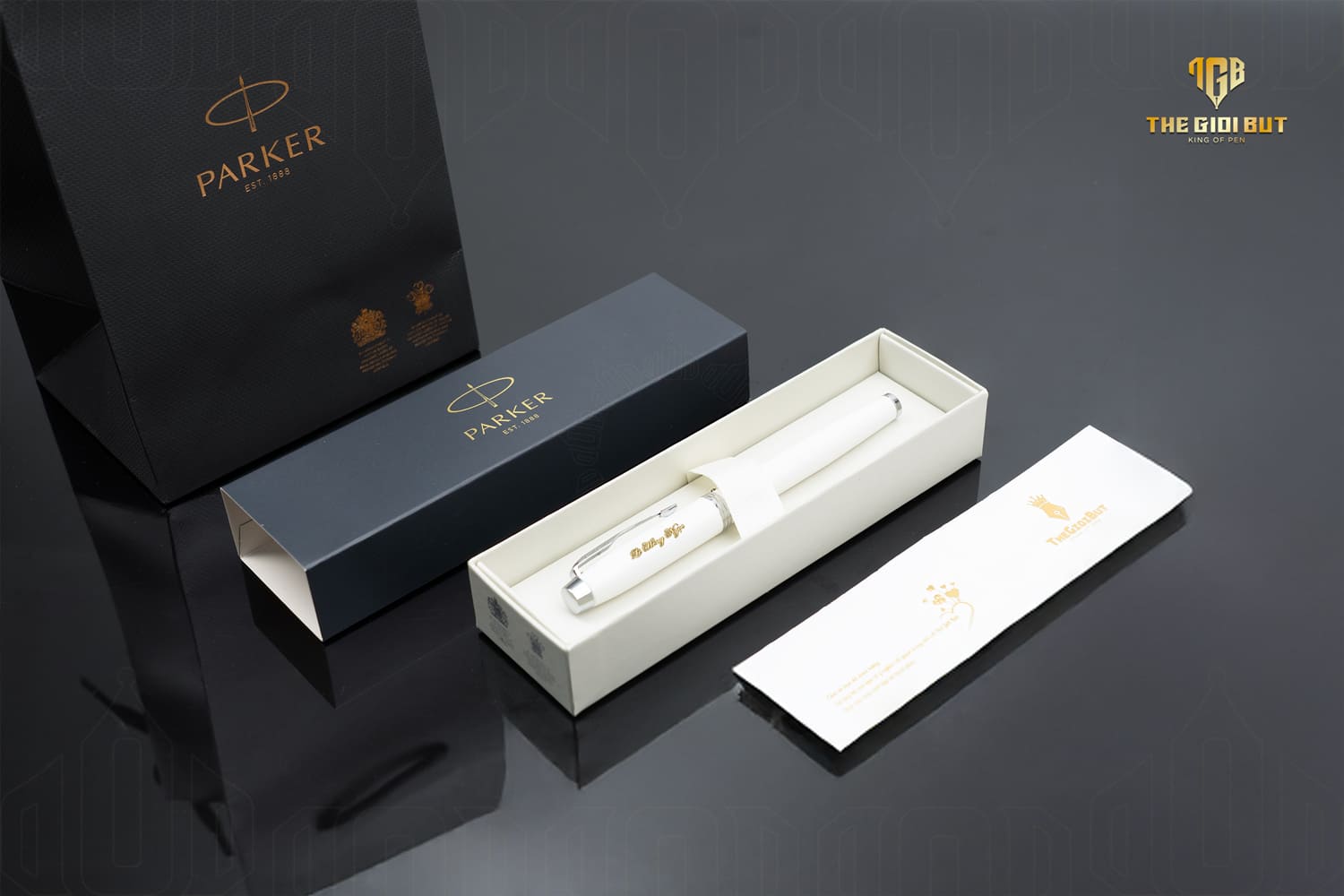 Parker Im 2017 White Lacquer Ct Rollerball Pen 1931674 Box