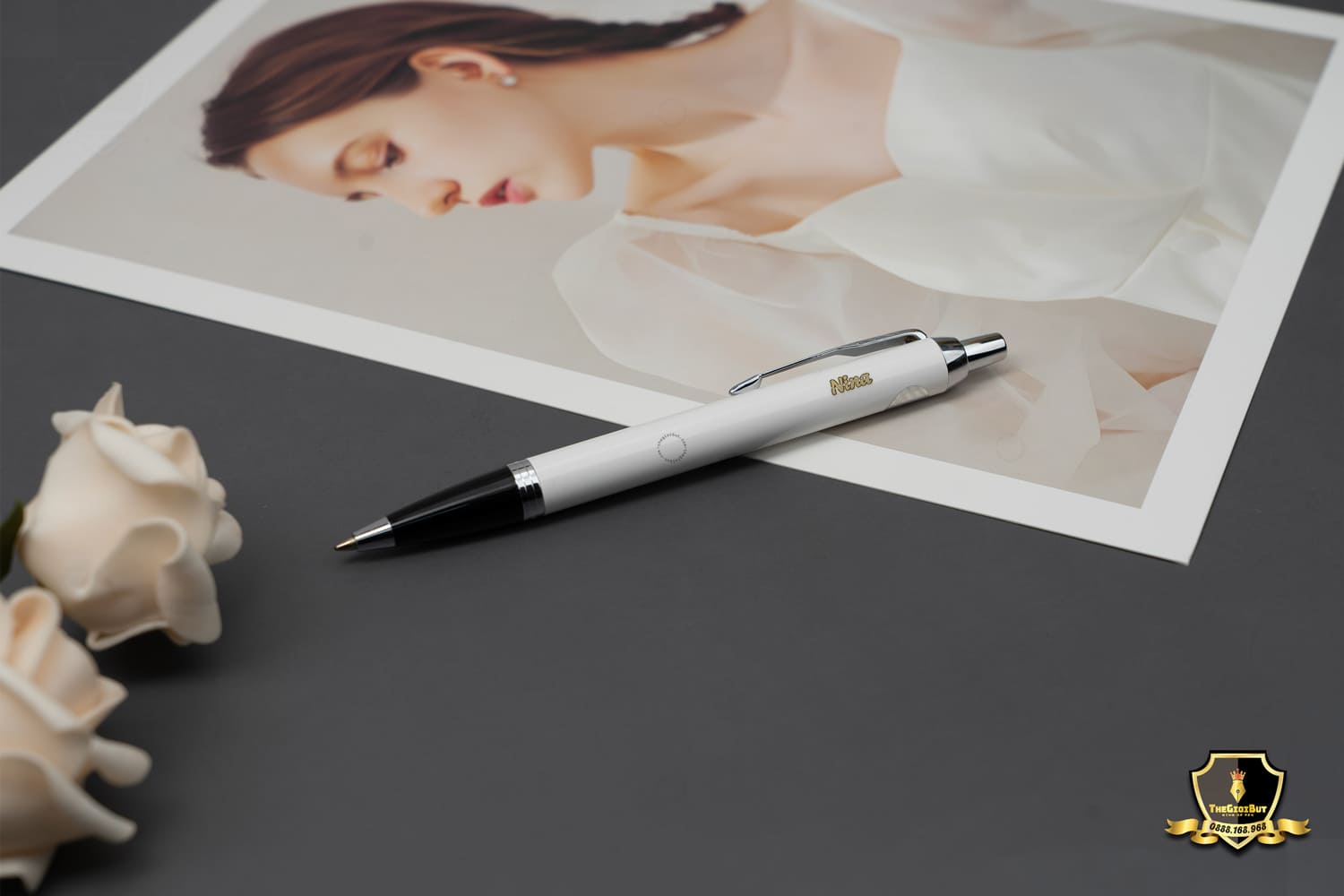 Parker Im 2017 White Lacquer Ct Ballpoint Pen 1931675 803