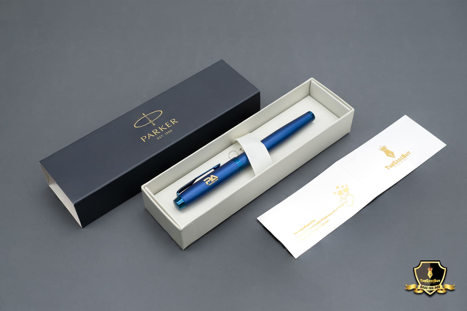 Parker Im Monochrome Blue Rollerball 2172965 Box