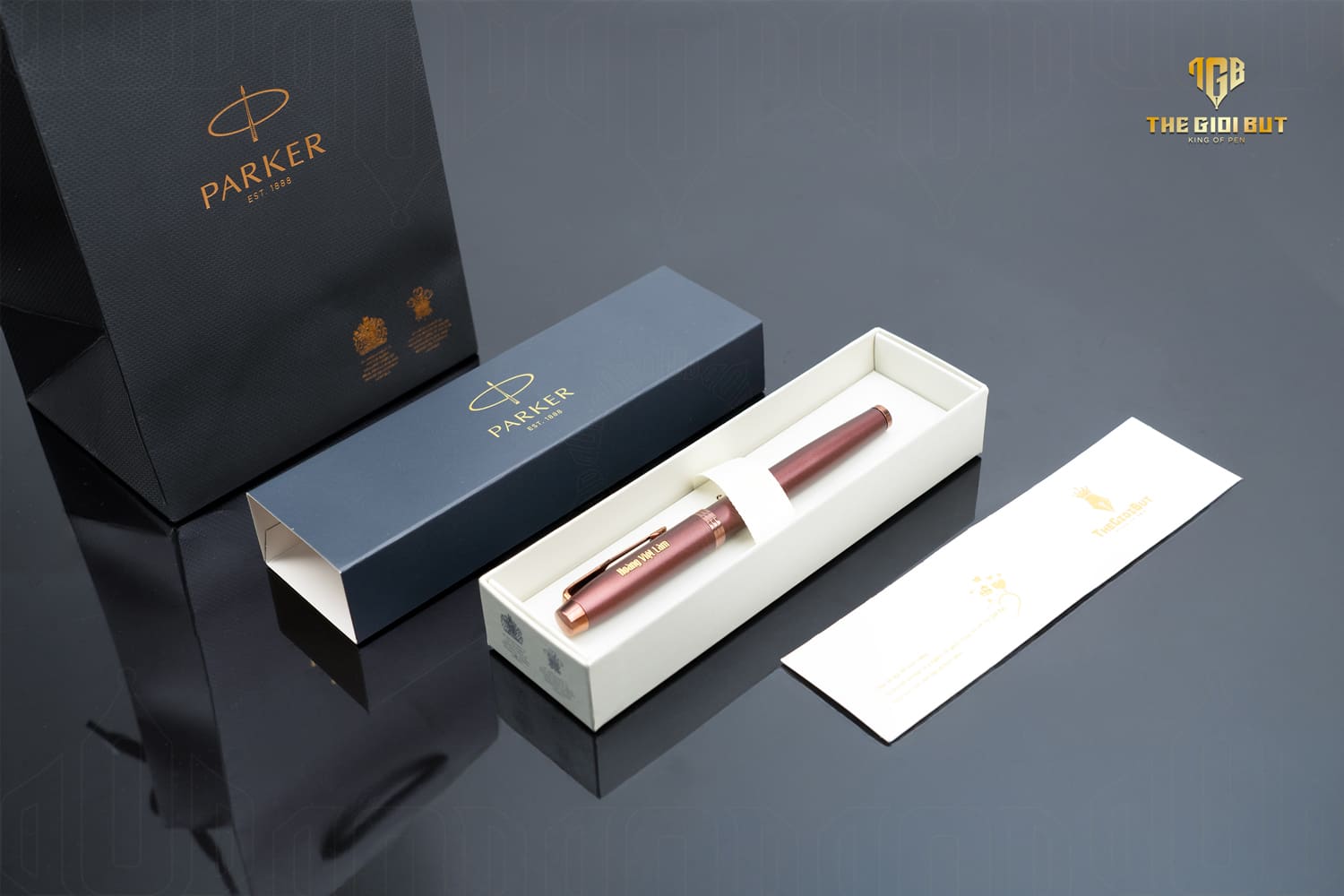 Parker Im Monochrome Burgundy Rollerball Pen 2190513 Box