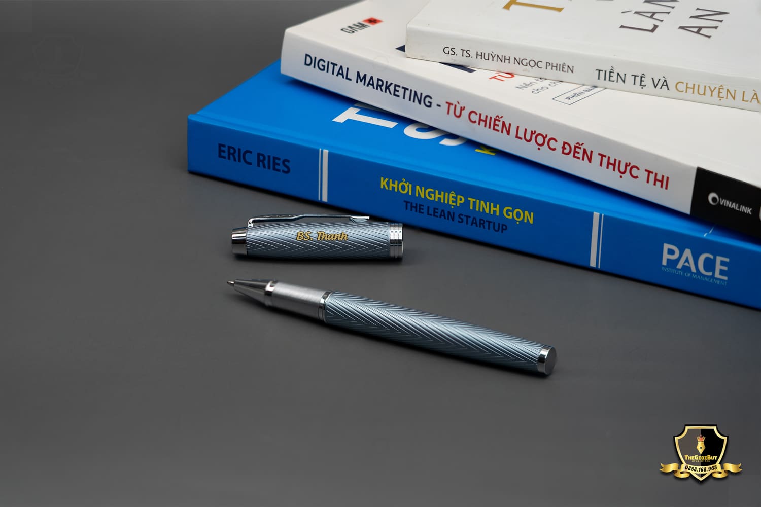 Parker Im Premium Blue Gray Ct Rollerball Pen 2143648 803