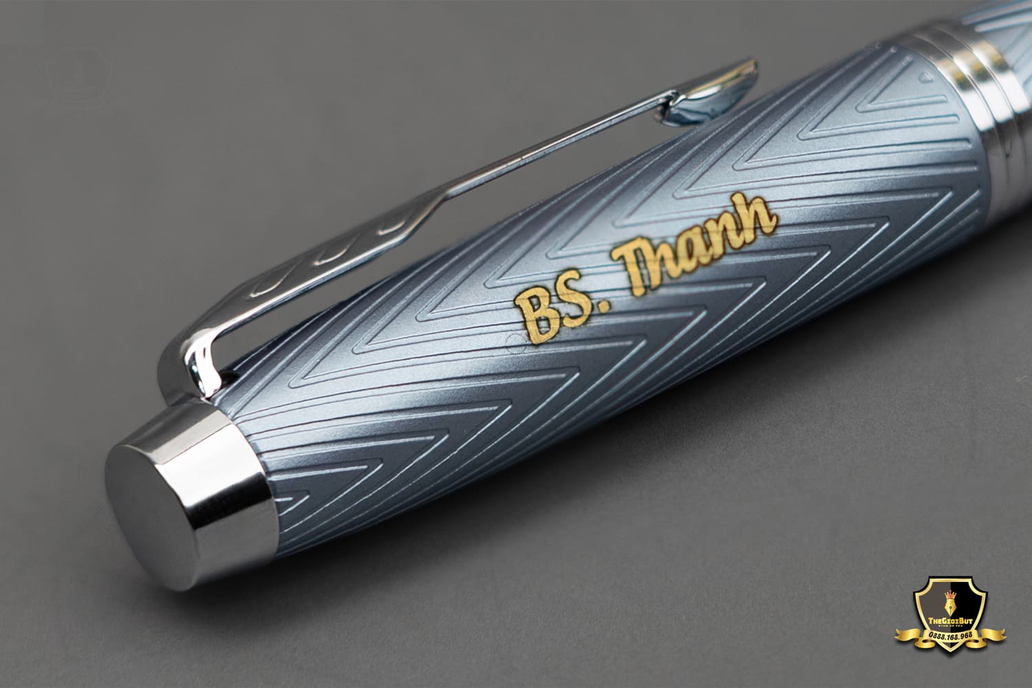Parker Im Premium Blue Gray Ct Rollerball Pen 2143648 803c
