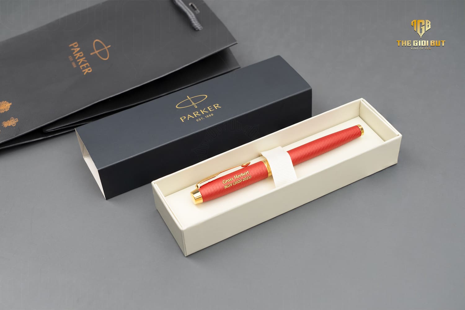 Parker Im Premium Red Gt Rollerball Pen 2143647 Box