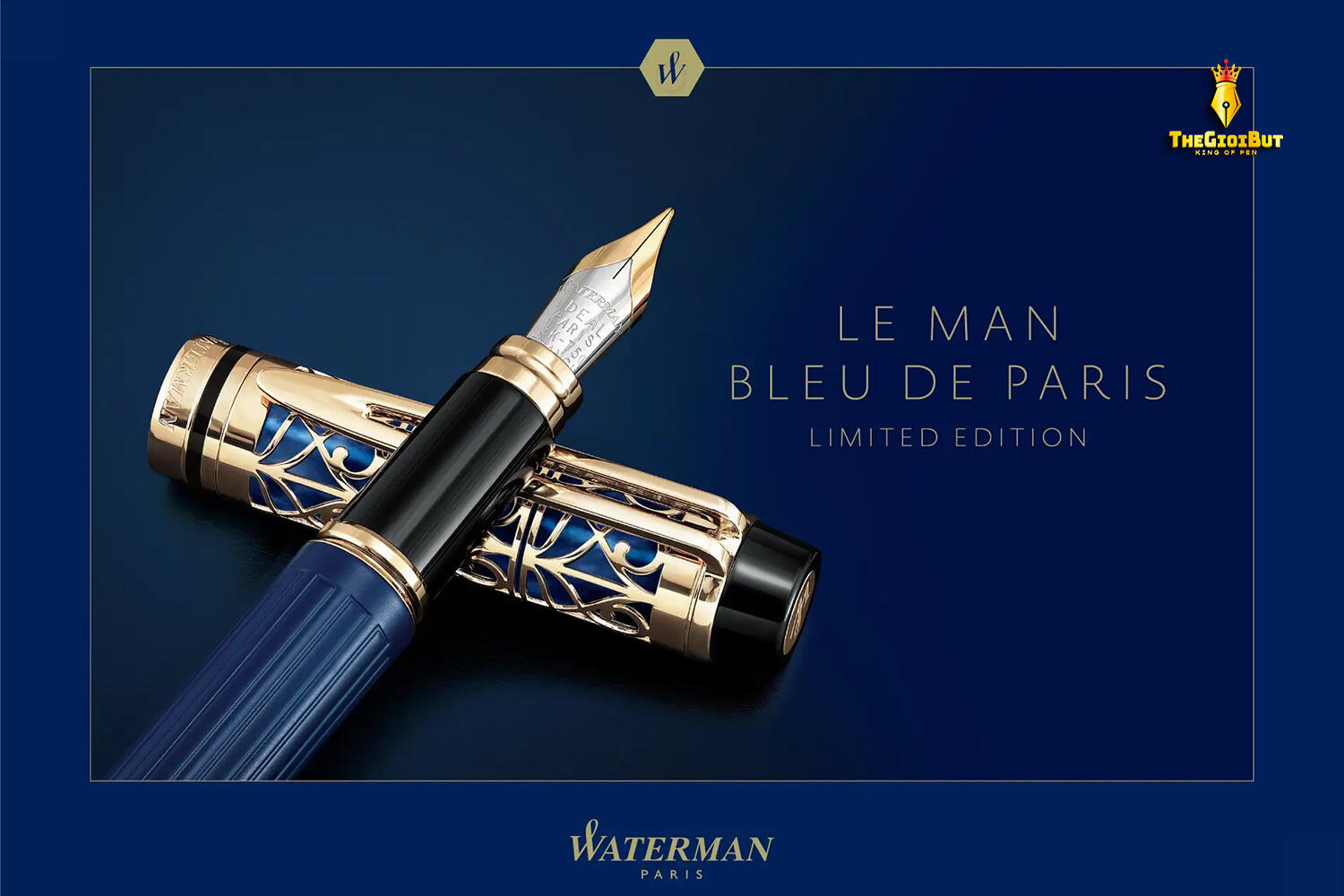 Waterman Man Bleu De Paris Limited Edition Fountain Pen 15
