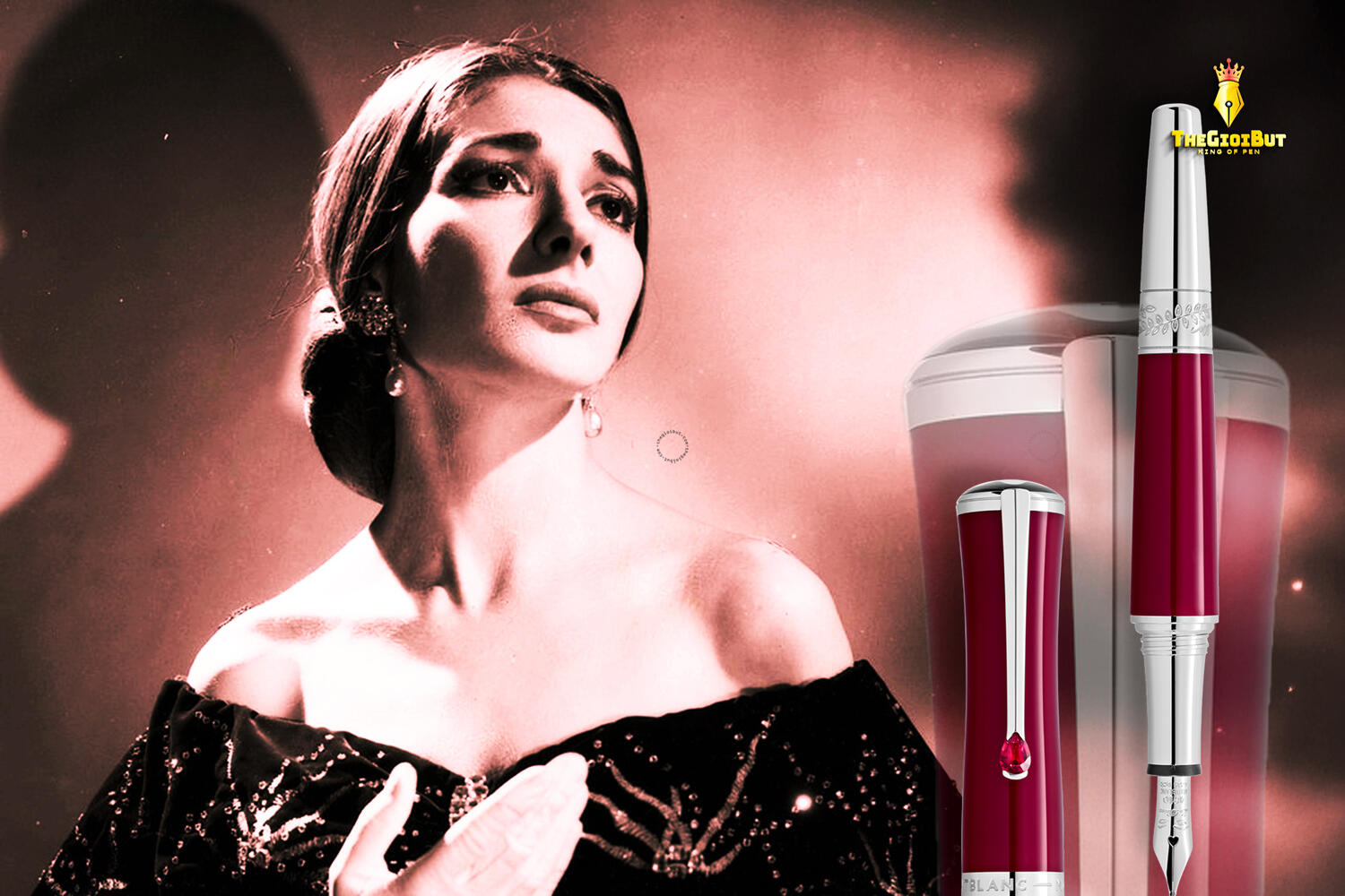 Montblanc Maria Callas Special Edition Ruby Coloured 1