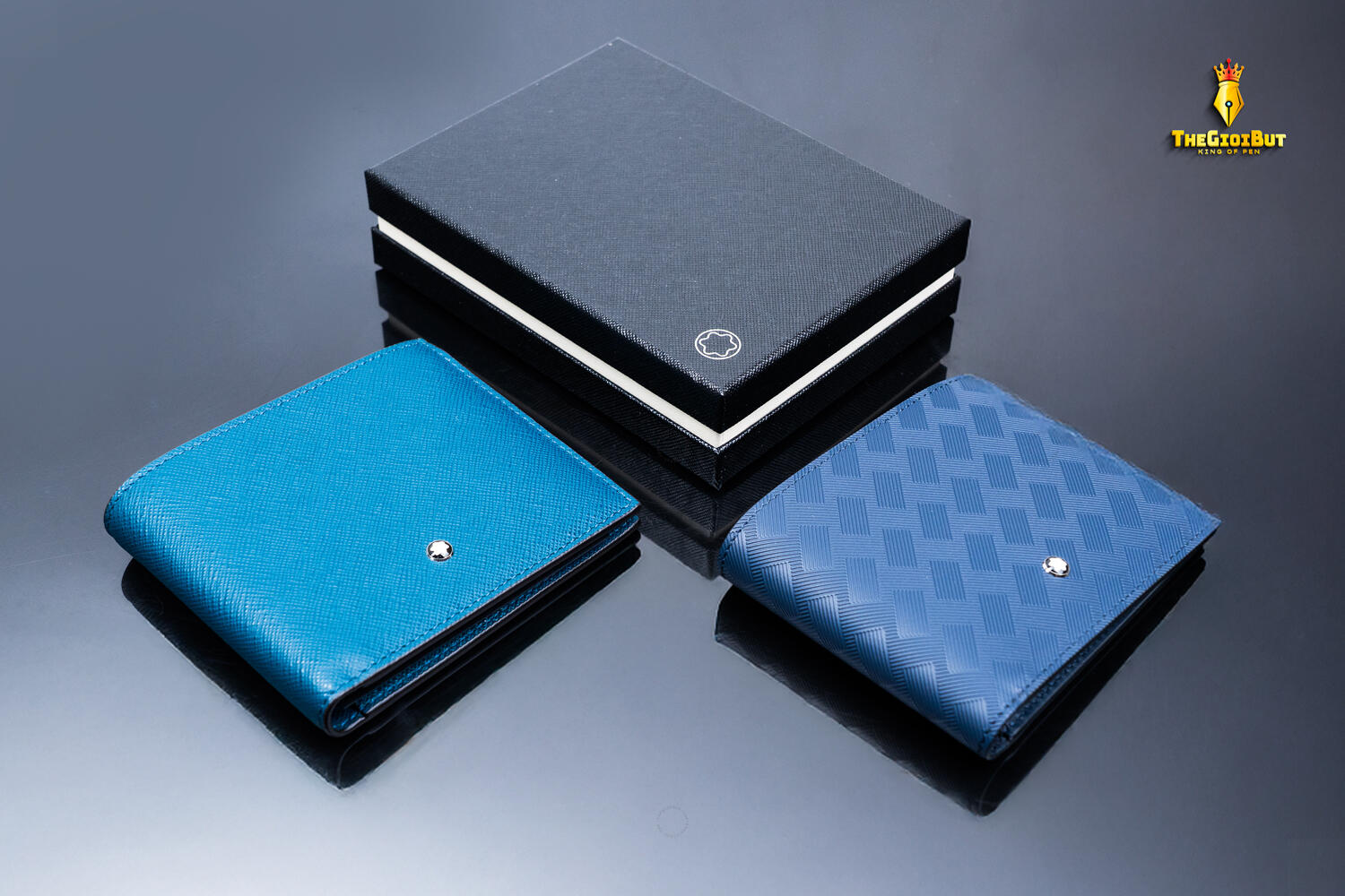Montblanc Extreme 3.0 Wallet 6cc Ink Blue Mb198063 805