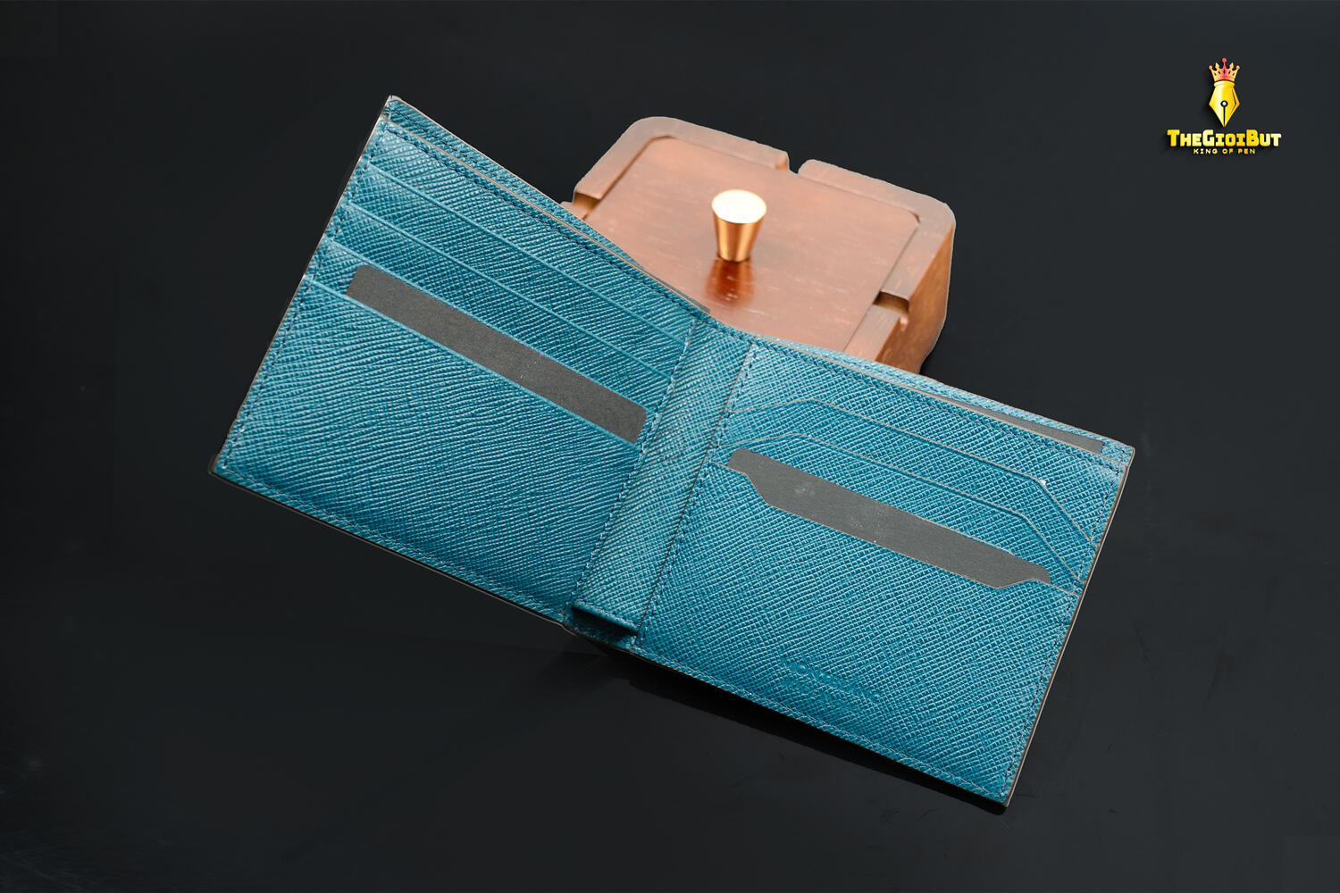 Montblanc Meisterstück Sartorial Cyprus Blue 8 Credit Cards Wallet Mpn 198874 11