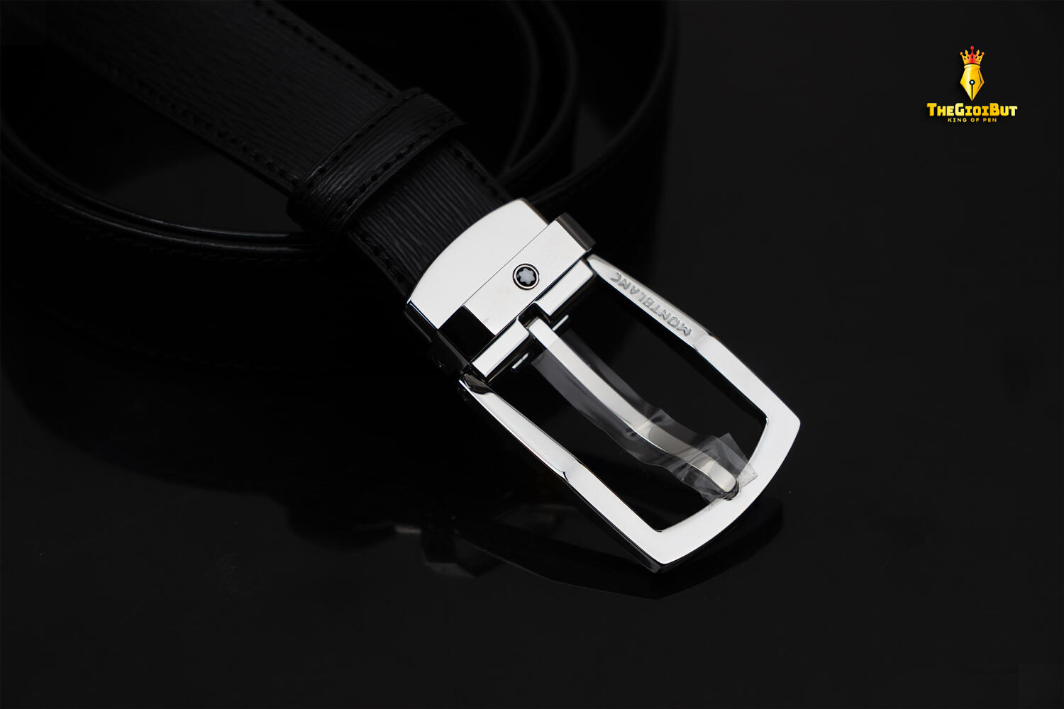 Thắt lưng Montblanc Rectangular 30mm Belt In Leather MB116706
