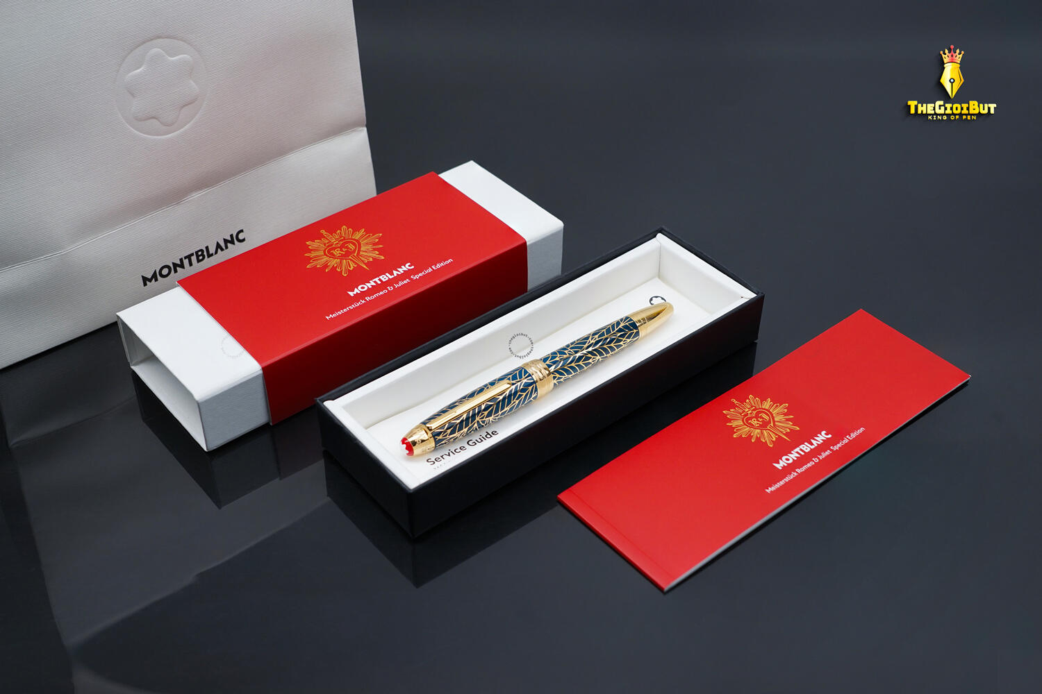 Montblanc Meisterstuck Romeo And Juliet Solitaire Legrand Rollerball Pen Mb132931 Box