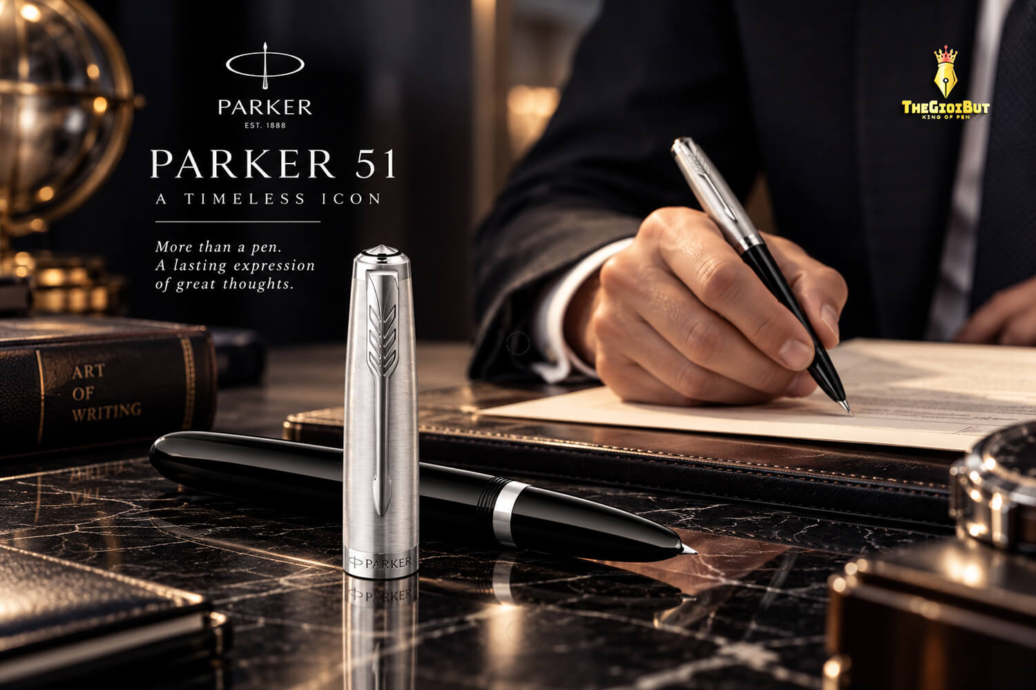 Parker 51 Black Ct Fountain Pen 2123491 12
