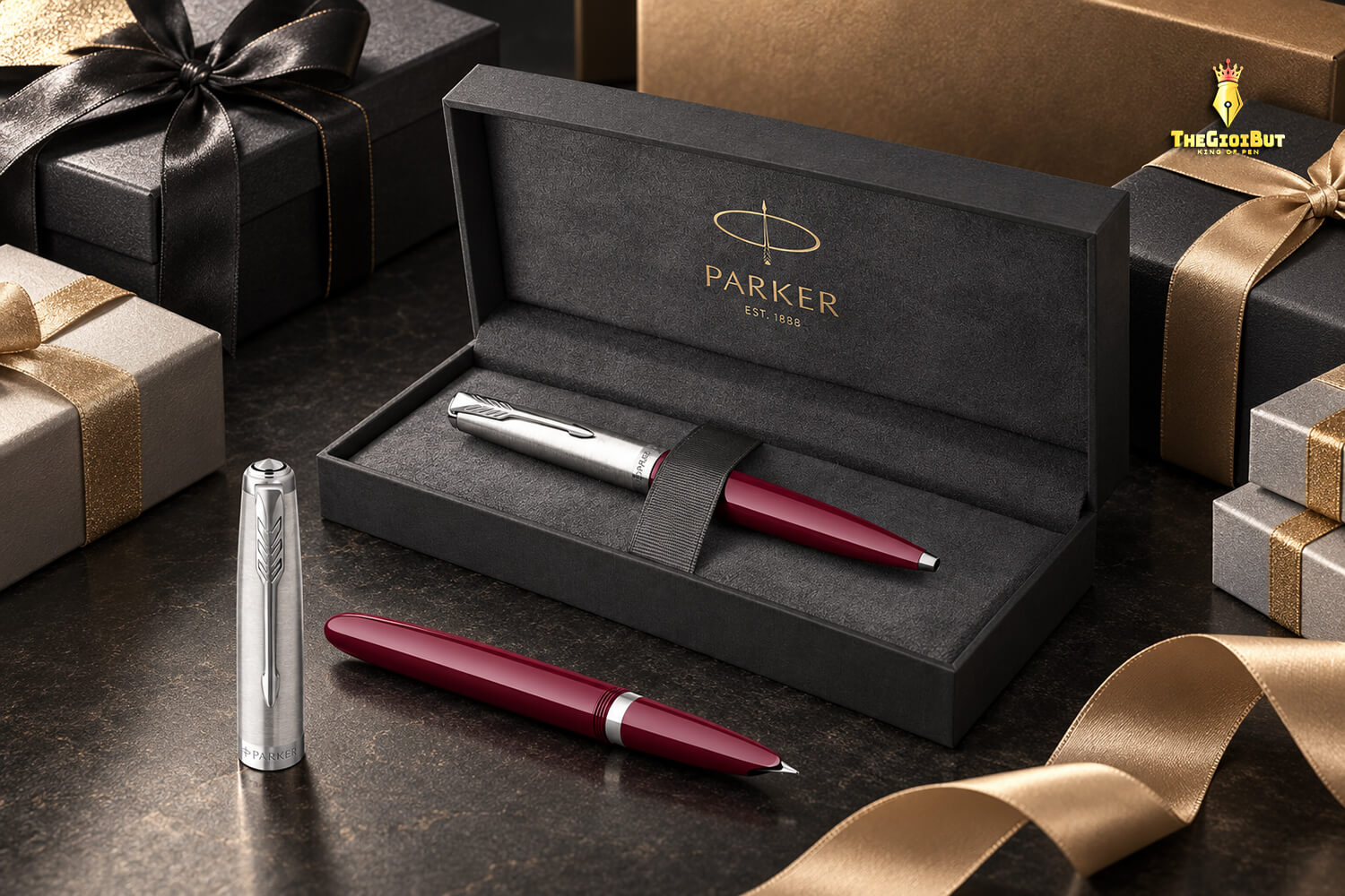 Parker 51 Burgundy Ct Ballpoint Pen 2123498 15