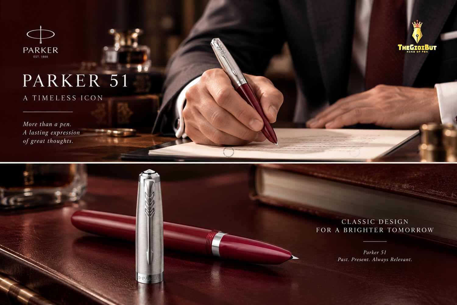 Parker 51 Burgundy Ct Fountain Pen 2123496 12