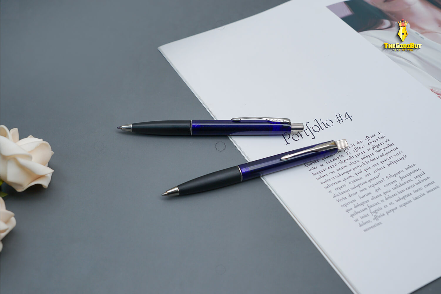Parker Frontier Translucent Blue Ct Ballpoint Pen 801