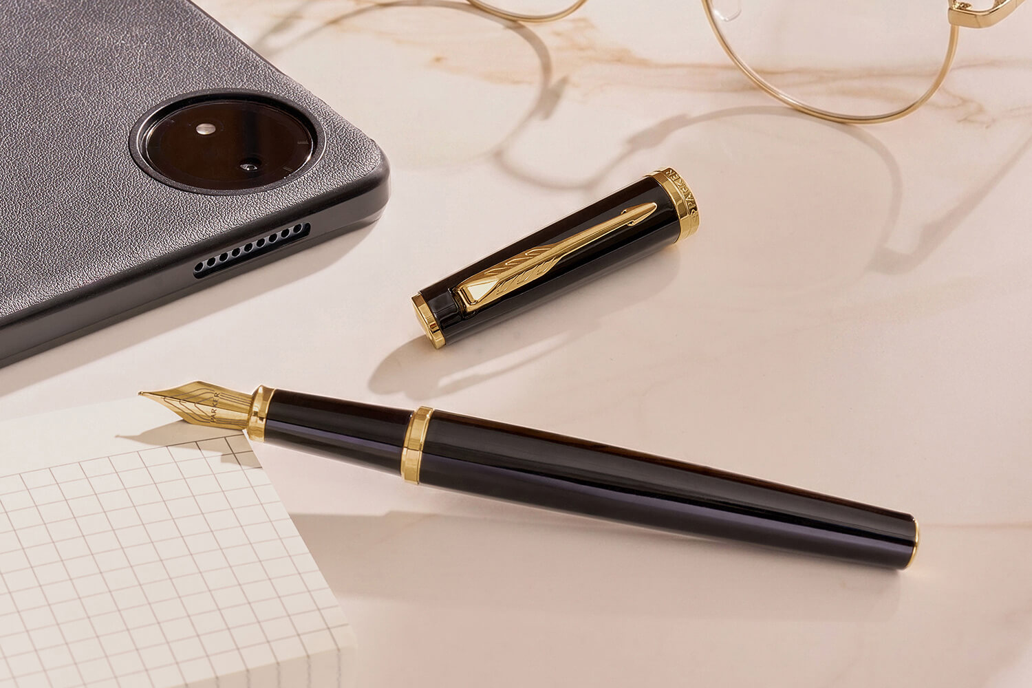 Parker Meridian Black Lacquer Gt Fountain Pen 2231392 12