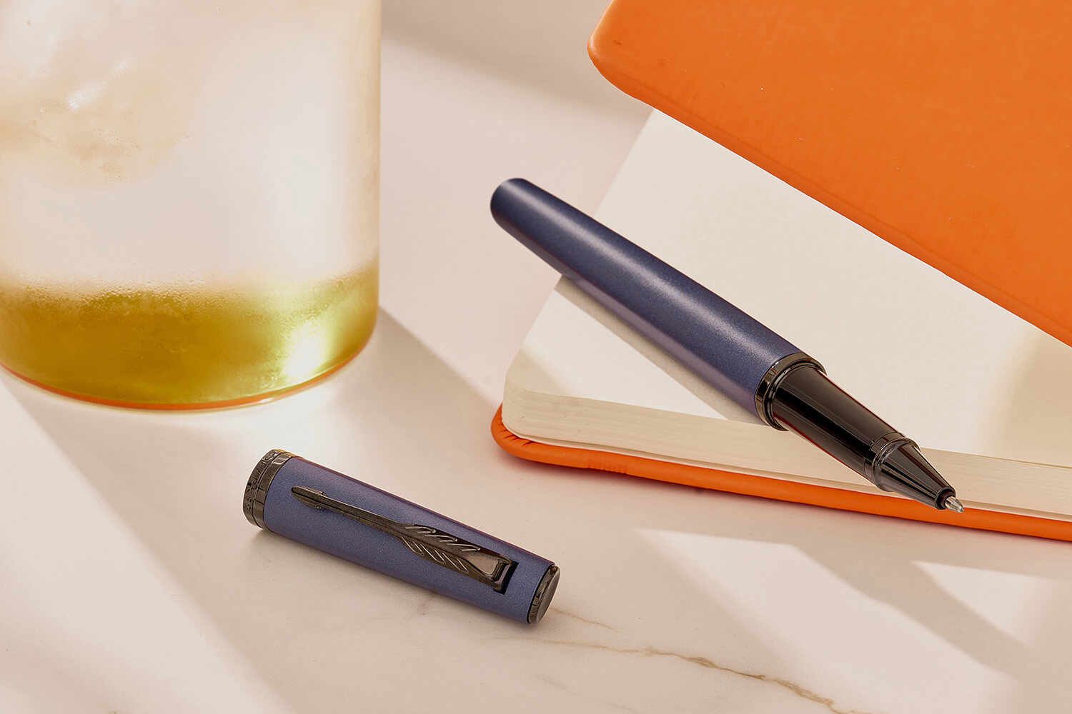 Parker Meridian Blue Lacquer Bt Rollerball Pen 2247780 11